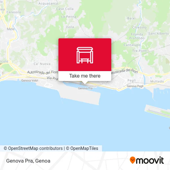 Genoa Pra map