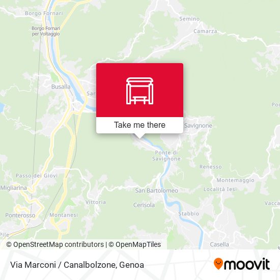 Via Marconi / Canalbolzone map