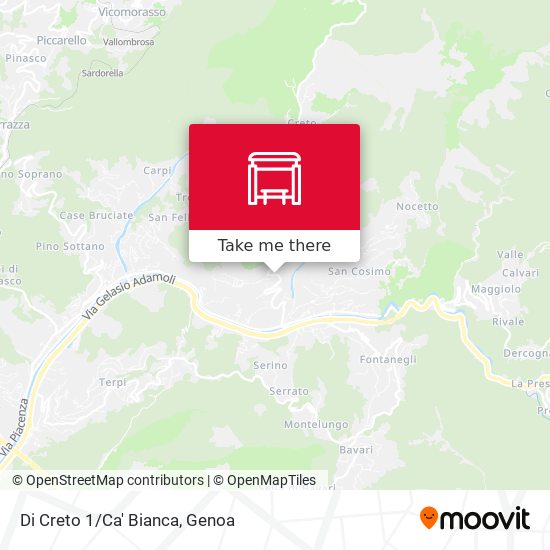 Di Creto 1/Ca' Bianca map