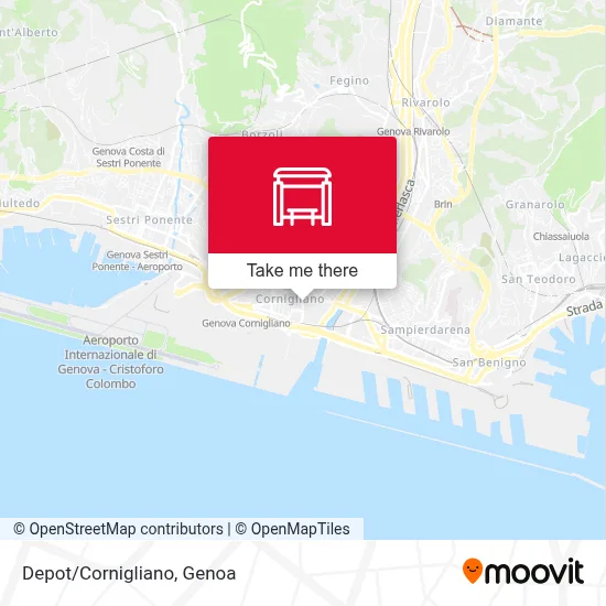 Depot/Cornigliano map