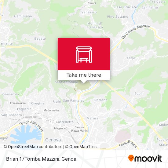 Brian 1/Tomba Mazzini map