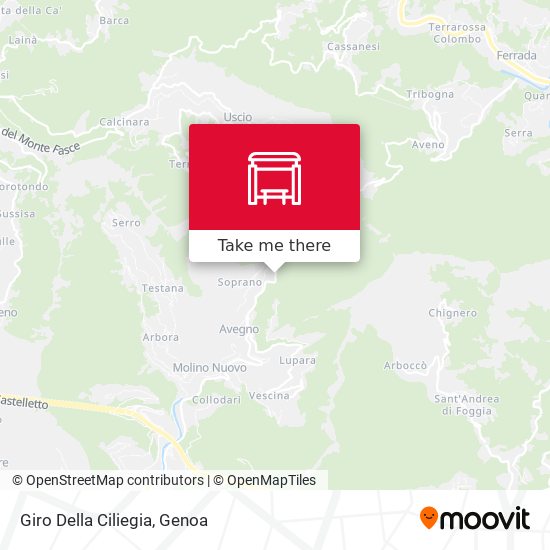 Giro Della Ciliegia map