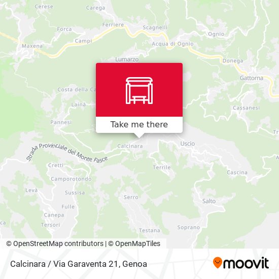 Calcinara / Via Garaventa 21 map