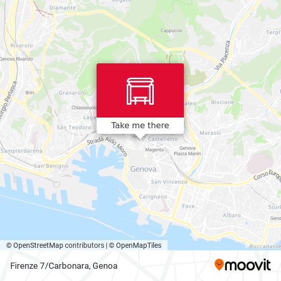 Firenze 7/Carbonara map