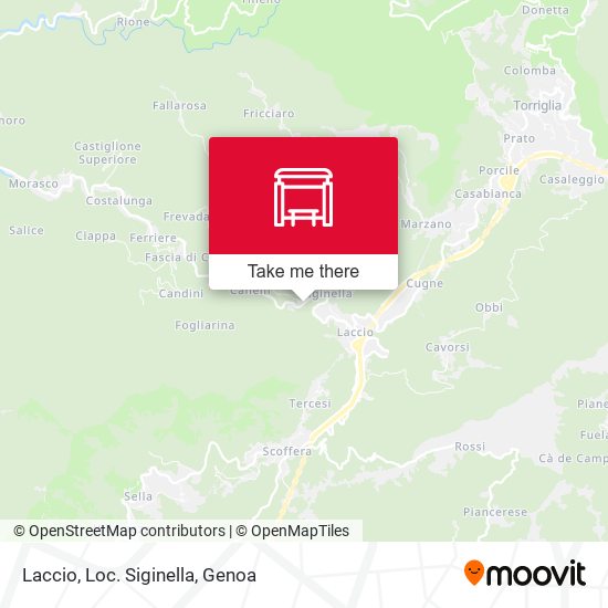 Laccio, Loc. Siginella map