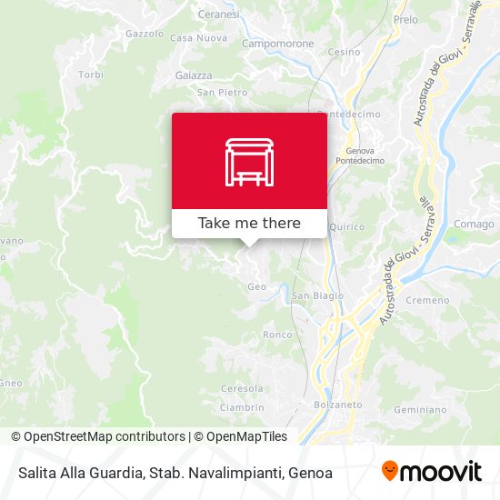 Salita Alla Guardia, Stab. Navalimpianti map