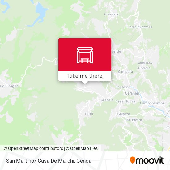 San Martino/ Casa De Marchi map