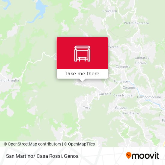 San Martino/ Casa Rossi map
