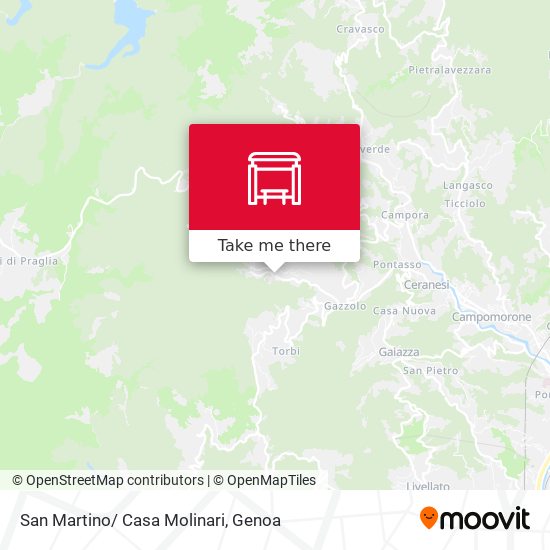 San Martino/ Casa Molinari map