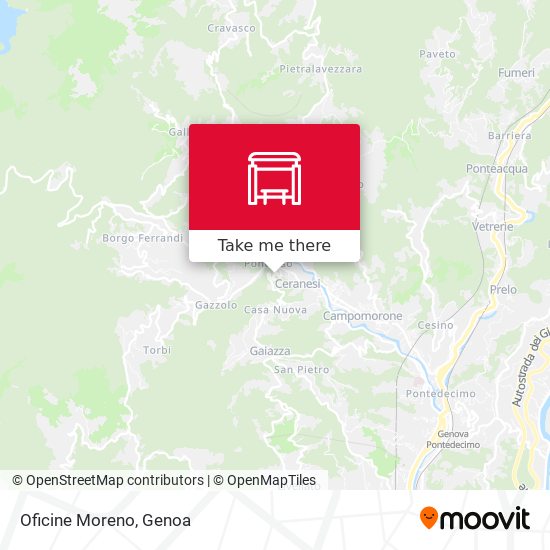 Oficine Moreno map