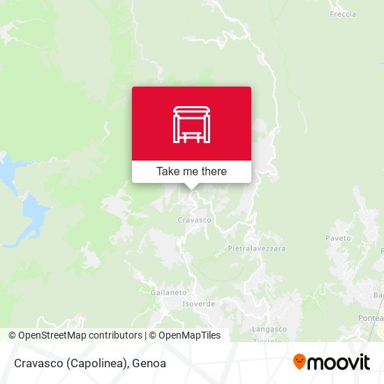 Cravasco (Capolinea) map