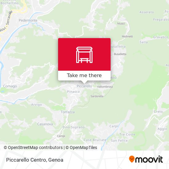 Piccarello Centro map