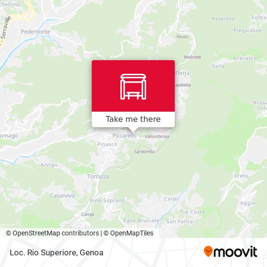 Loc. Rio Superiore map