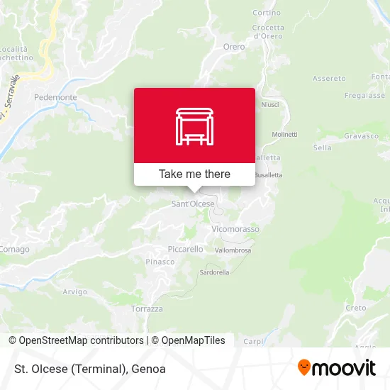 St. Olcese (Terminal) map