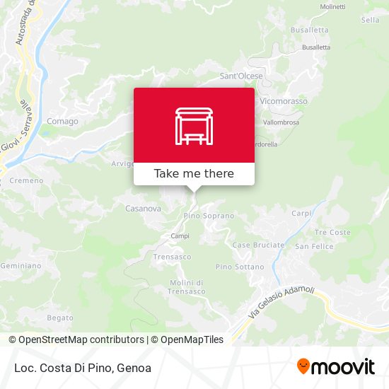 Loc. Costa Di Pino map