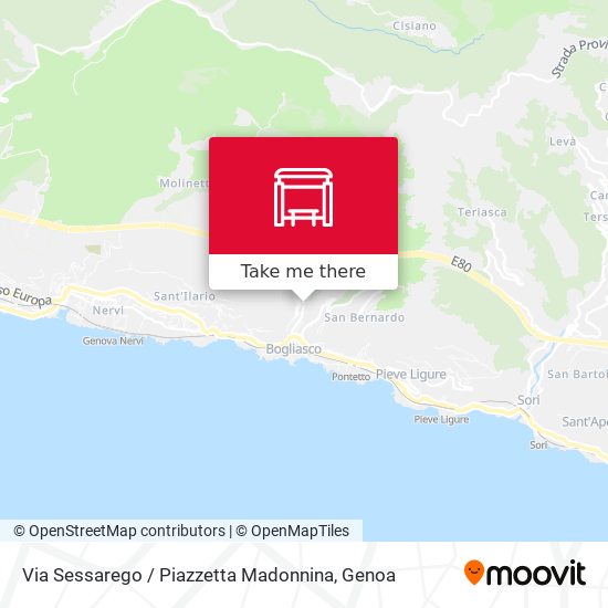 Via Sessarego / Piazzetta Madonnina map