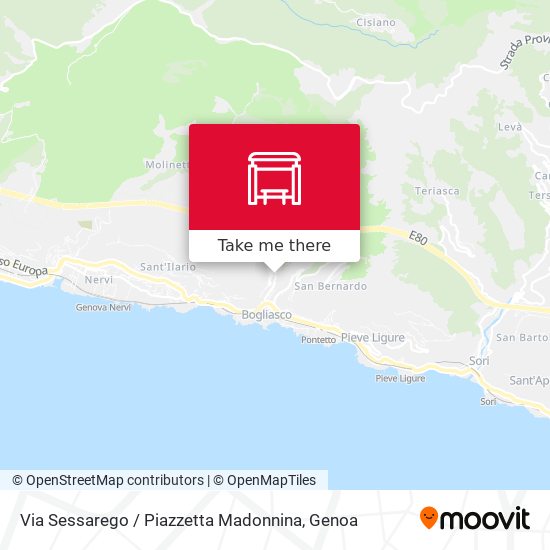 Via Sessarego / Piazzetta Madonnina map