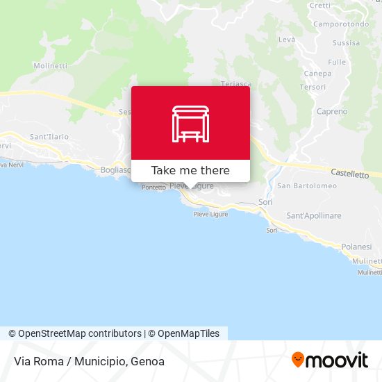 Via Roma / Municipio map