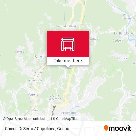 Chiesa Di Serra / Capolinea map