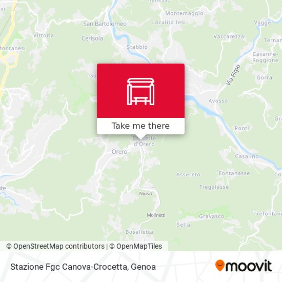 Stazione Fgc Canova-Crocetta map