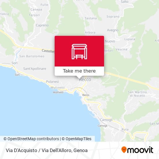 Via D'Acquisto / Via Dell'Alloro map