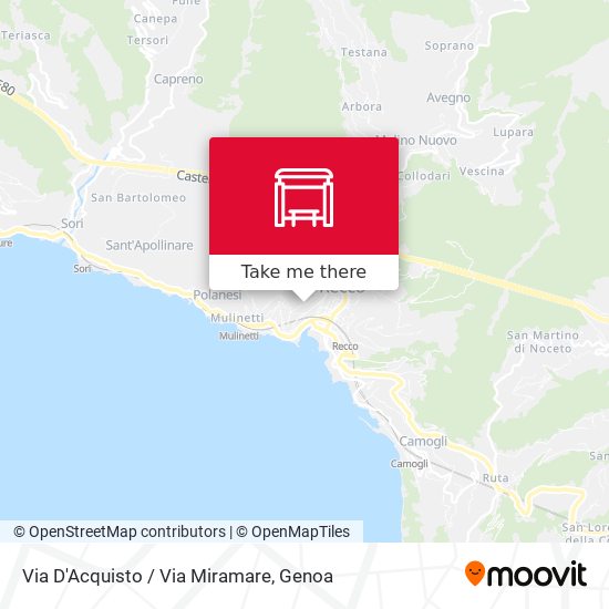 Via D'Acquisto / Via Miramare map