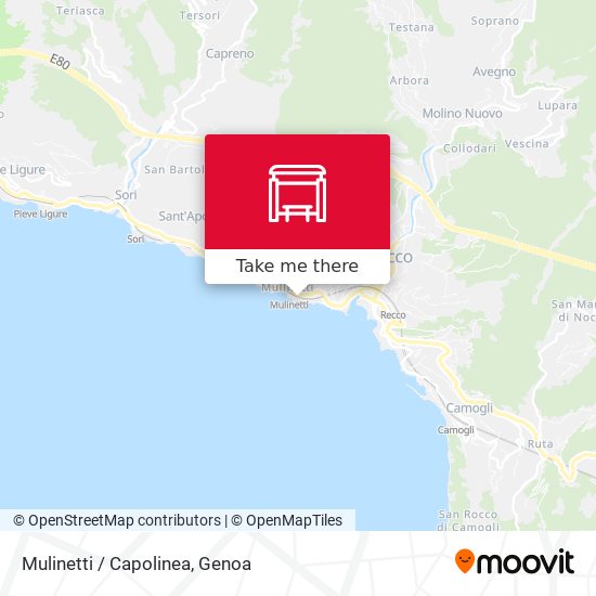 Mulinetti / Capolinea map
