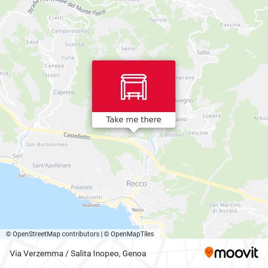 Via Verzemma / Salita Inopeo map