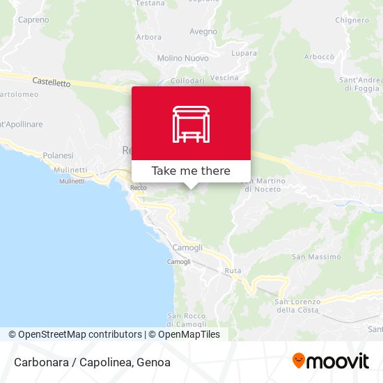 Carbonara / Capolinea map