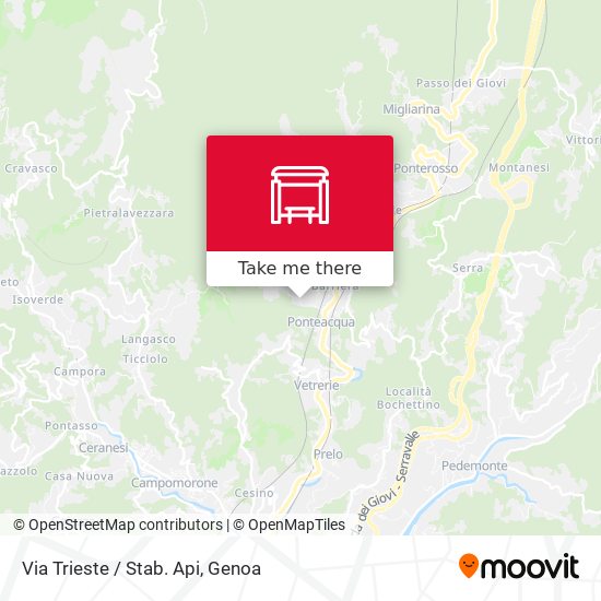 Via Trieste / Stab. Api map