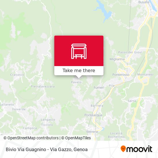 Bivio Via Guagnino - Via Gazzo map