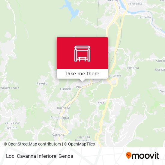 Loc. Cavanna Inferiore map