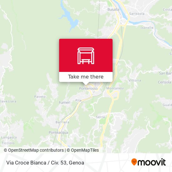 Via Croce Bianca / Civ. 53 map