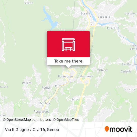 Via II Giugno / Civ. 16 map