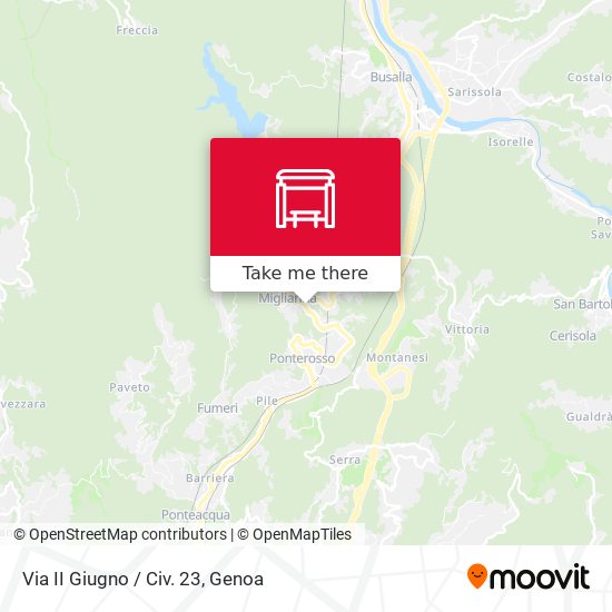 Via II Giugno / Civ. 23 map