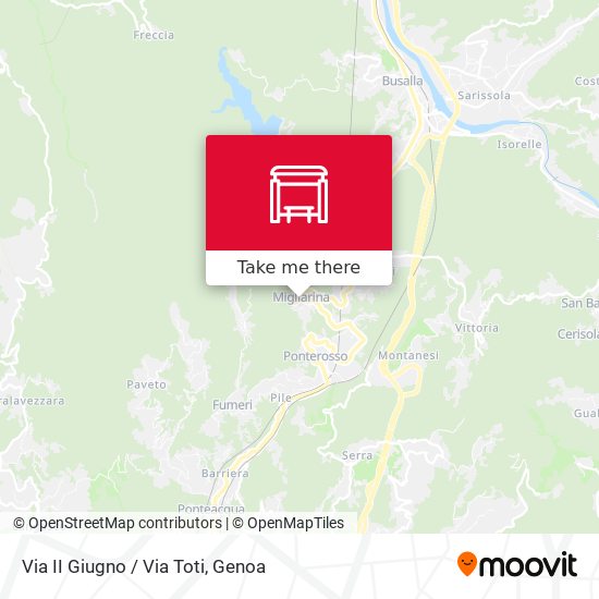 Via II Giugno / Via Toti map