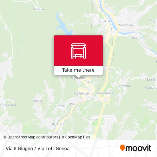 Via II Giugno / Via Toti map