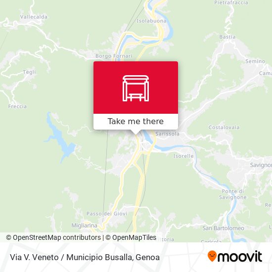 Via V. Veneto / Municipio Busalla map