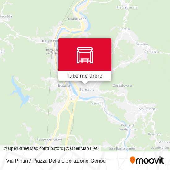Via Pinan / Piazza Della Liberazione map