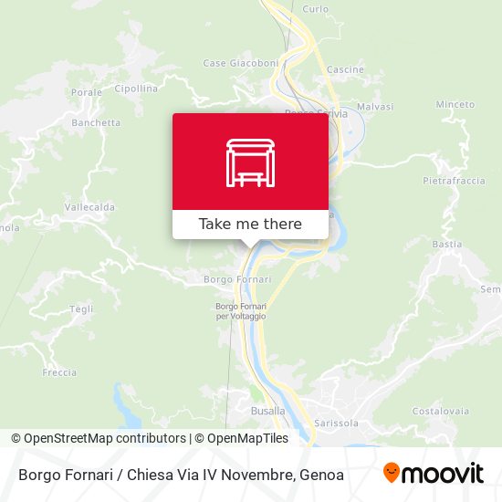 Borgo Fornari / Chiesa Via IV Novembre map