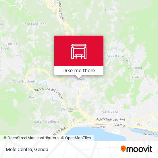 Mele Centro map