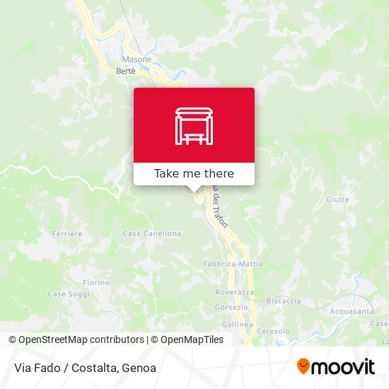 Via Fado / Costalta map