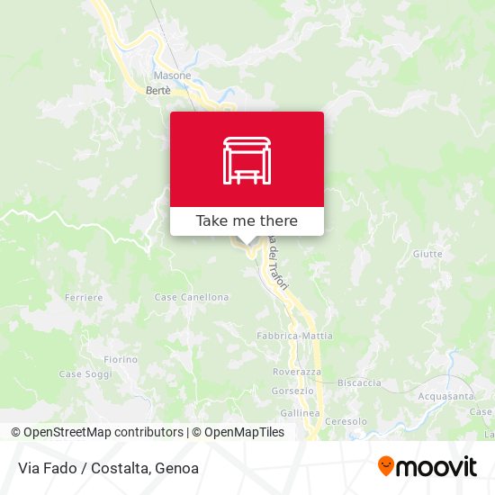 Via Fado / Costalta map
