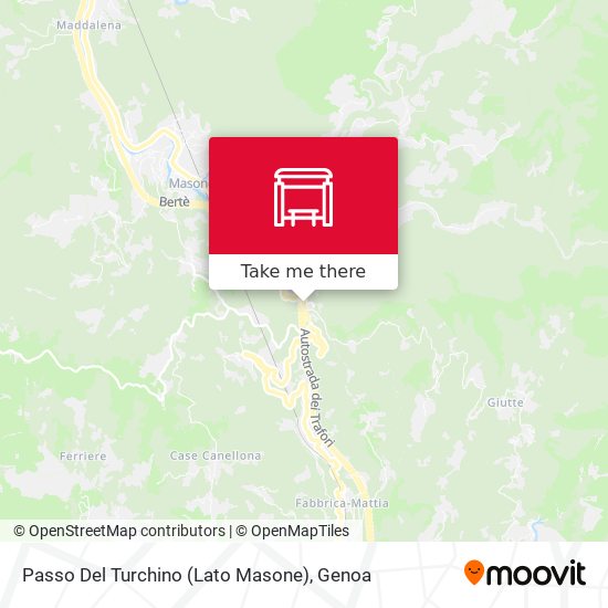 Passo Del Turchino (Lato Masone) map