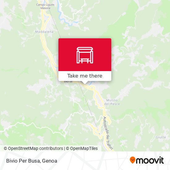 Bivio Per Busa map
