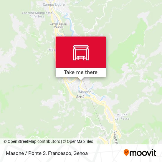 Masone  / Ponte S. Francesco map