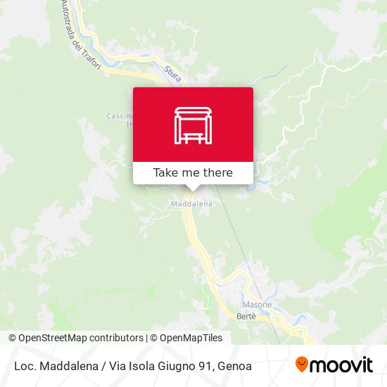 Loc. Maddalena / Via Isola Giugno 91 map