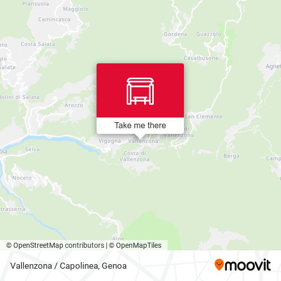 Vallenzona / Capolinea map