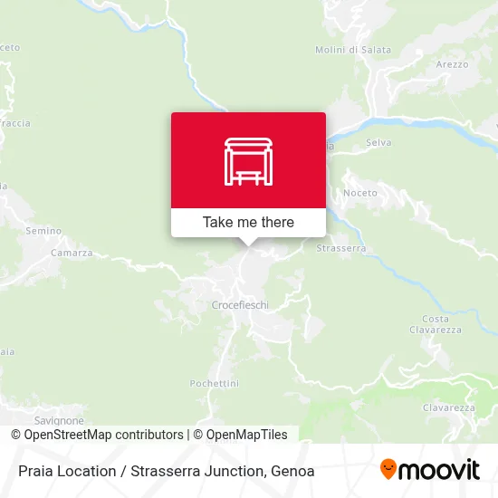 Praia Location / Strasserra Junction map