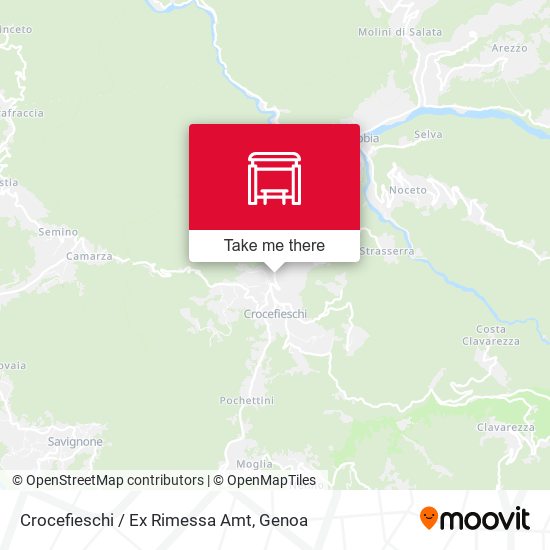 Crocefieschi / Ex Rimessa Amt map